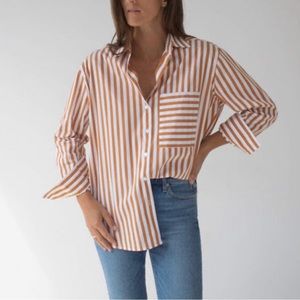AYR the deep end, button down shirt size XS in Aperitif, excellent condition